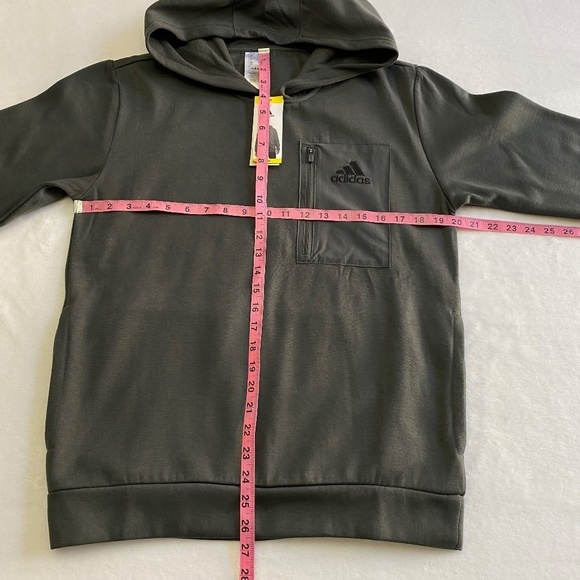 Adidas Men's Fleece Hoodie, Pullover, Gray, Small NWT - Picture 10 of 16